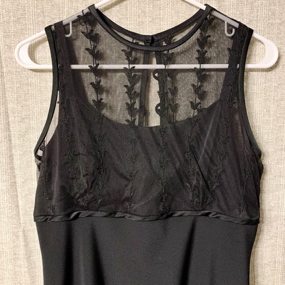 DONNA RICCO Sleeveless Lace Top Back Button Dress - Picture 6 of 6